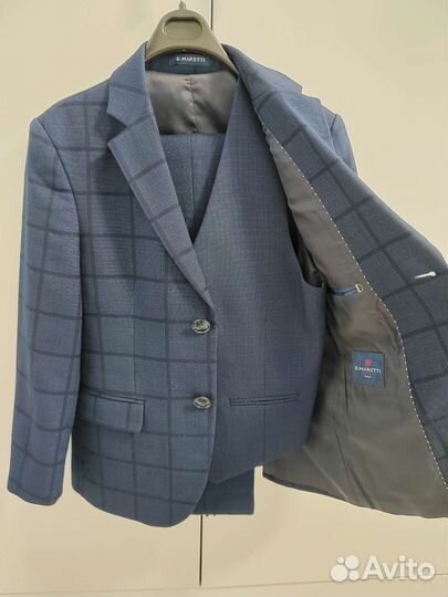 Школьный костюм для мальчика 122 128 синий