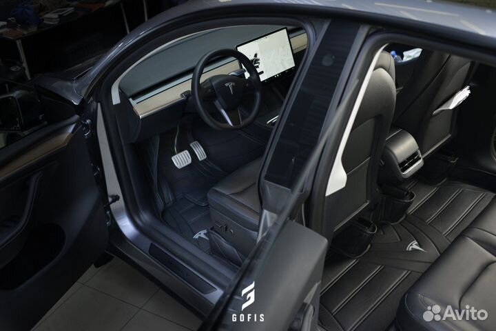 Коврики Tesla Model Y 2023 премиум класса