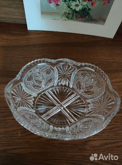 Салатник(ваза)хрустальный Колокольчики, СССР