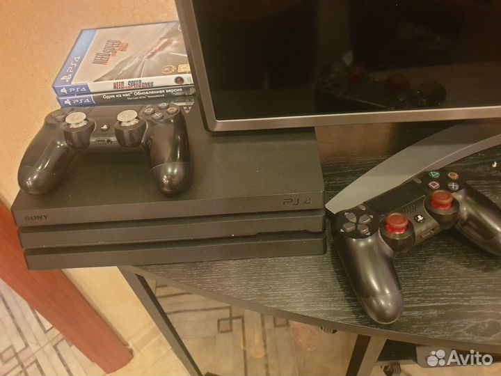Sony playstation 4 PS4 pro 1tb с играми