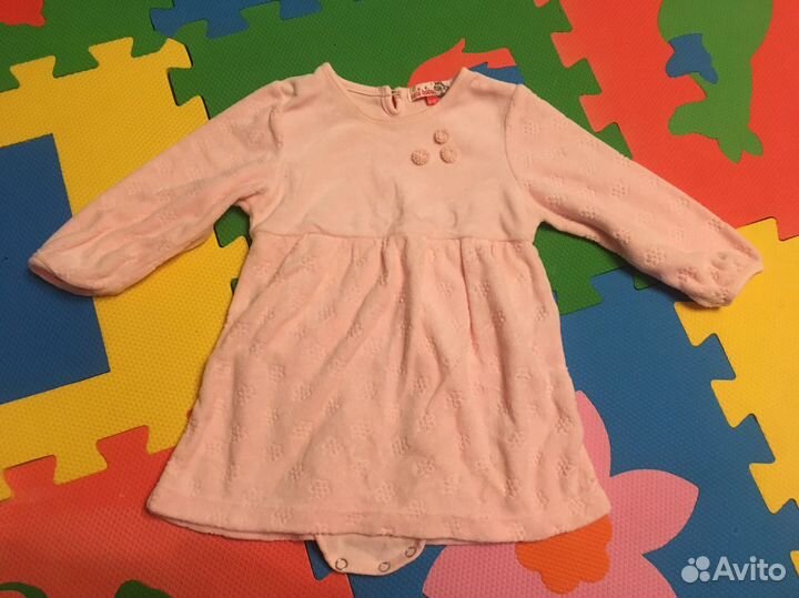 Платье для девочки на 6-12 мес