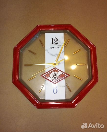 Часы Спартак Москва с подстветкой