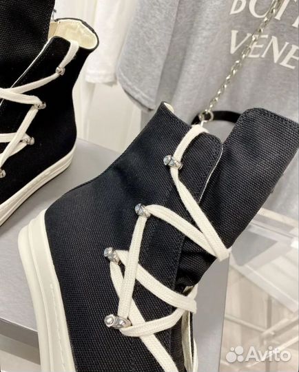 Кеды rick owens ramones hexagram