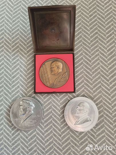 Настольные медали СССР (Лениниана)