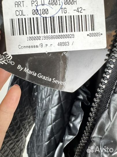 Ветровка женская черная 40 42 Италия