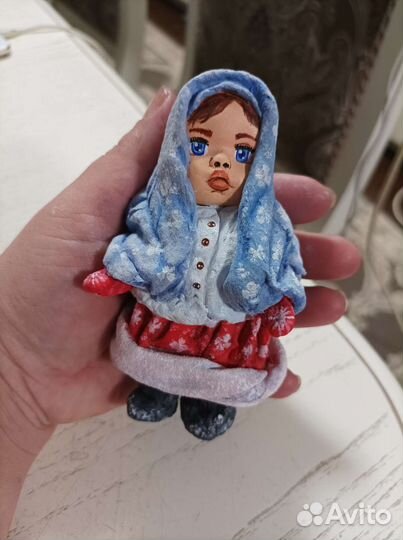 Ватные елочные игрушки