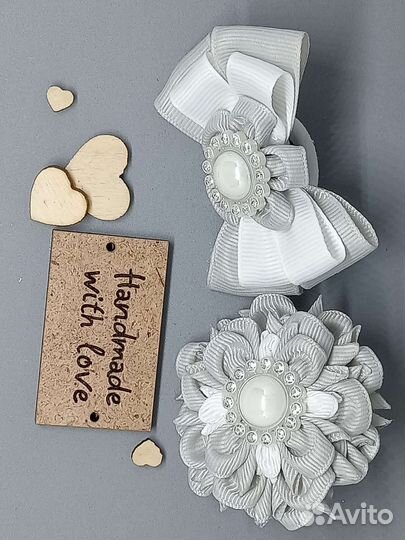 Школьный бант, резинка, нарядная, девочке