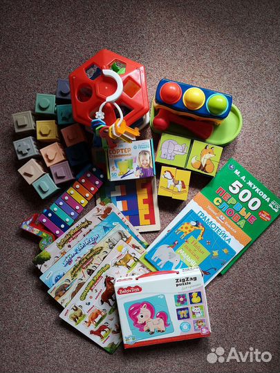 Детские развивающие игрушки от 2 лет пакетом