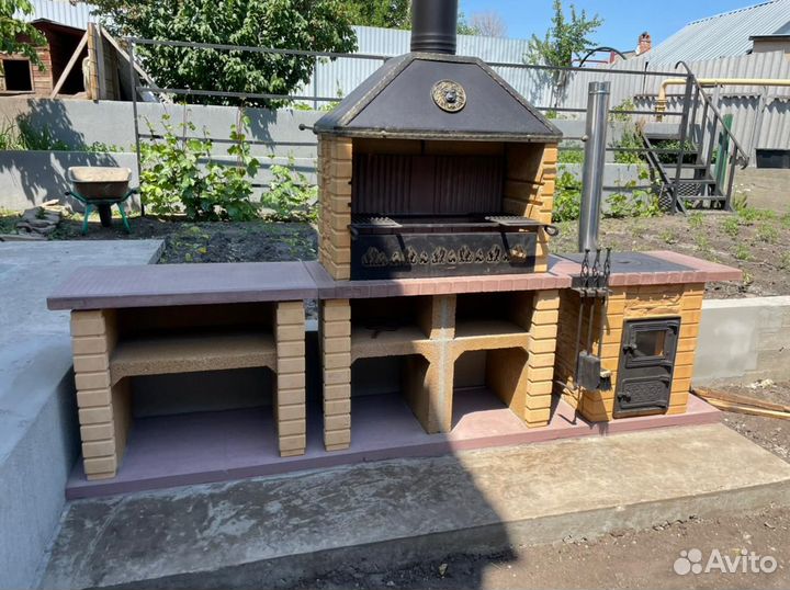 Печь барбекю Царь. Сборка за 20 минут