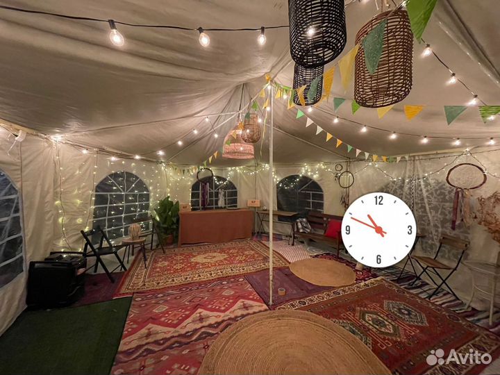 Аренда Шатра 29 кв.м Герметичный(+теплопушка)