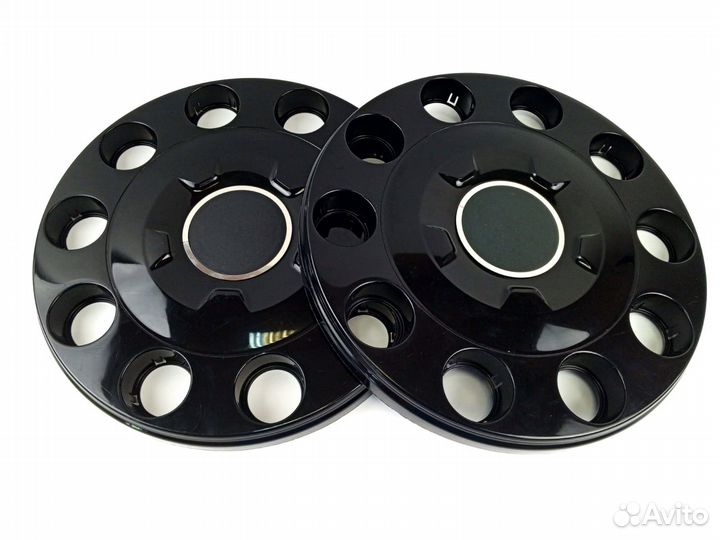 Колпаки 22.5 закрытые с ободком из нержавейки