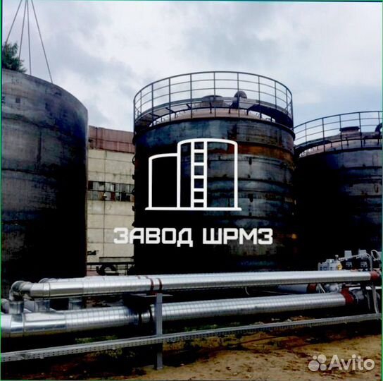 Резервуар вертикальный стальной объем 2000 кубов