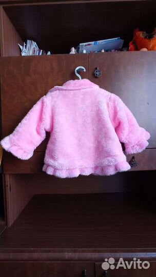 Пальто, шубка розовый цвет