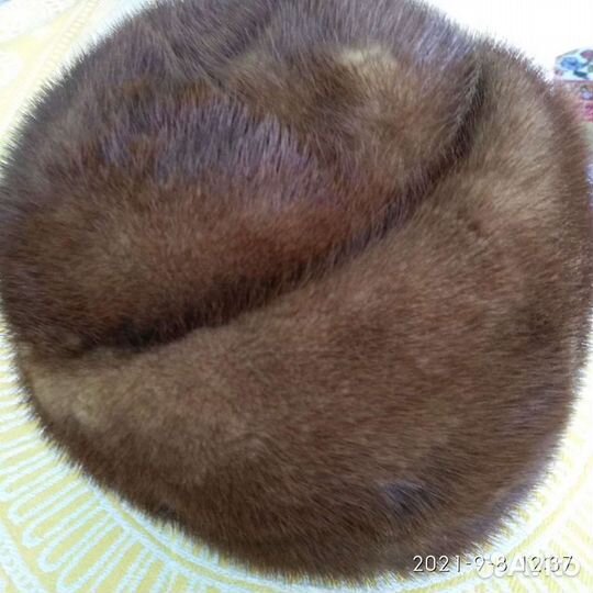 Шапка норковая женская