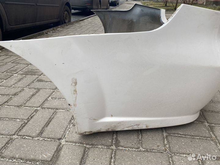 Задний бампер chevrolet aveo т250 седан