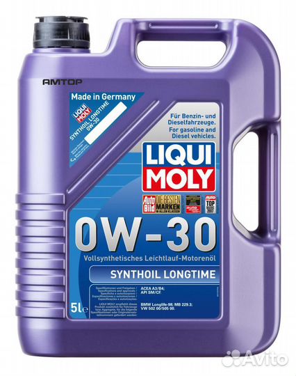 Liqui moly 8977 liqui moly 0W30 PAO Synthoil Longt