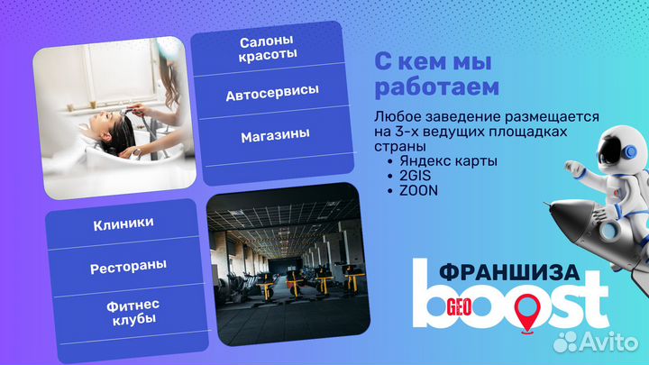 Франшиза GeoBoost - продвижение на геосервисах