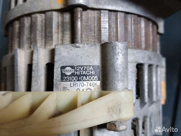 Генератор на nissan almera