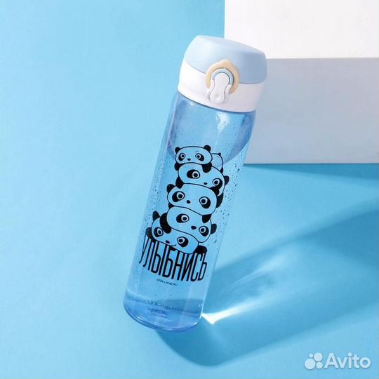 Бутылка для воды «Улыбнись», 500 мл