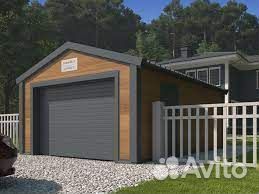 Гараж из сэндвич панелей