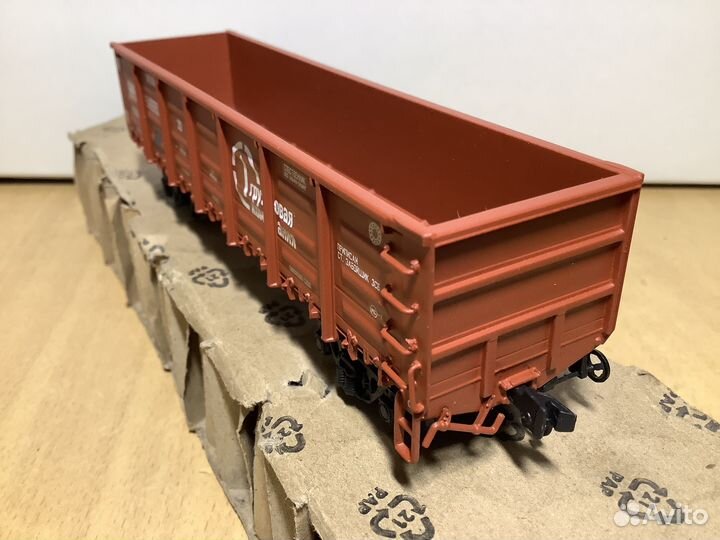 Железная дорога полувагон 12-119 H0 1:87 Модимио