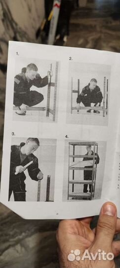 Стеллаж металлический лофт