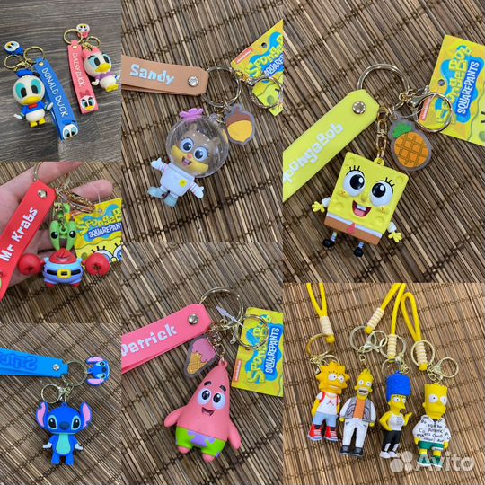 Брелки на рюкзак на портфель на ключи брелок