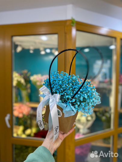 Гипсофила сумочки корзинки доставка