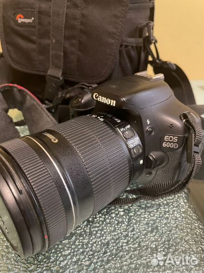 Зеркальный фотоаппарат canon eos 600 d 18-135 kit