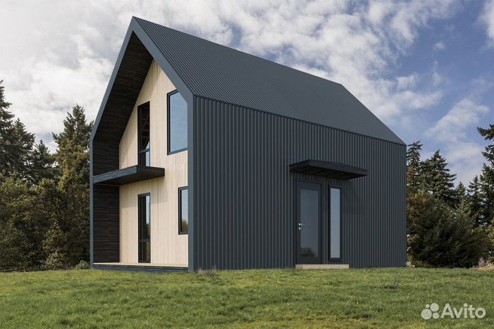 Профнастил для А-фрэйм и барнхаусов