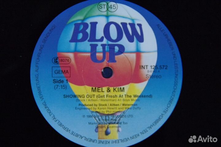 Mel Kim maxi singles фирменный винил