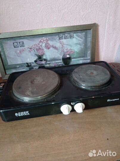 Плита электрическая, двухкомфорочная