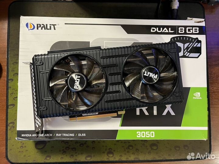Видеокарта RTX 3050 8gb гарантия