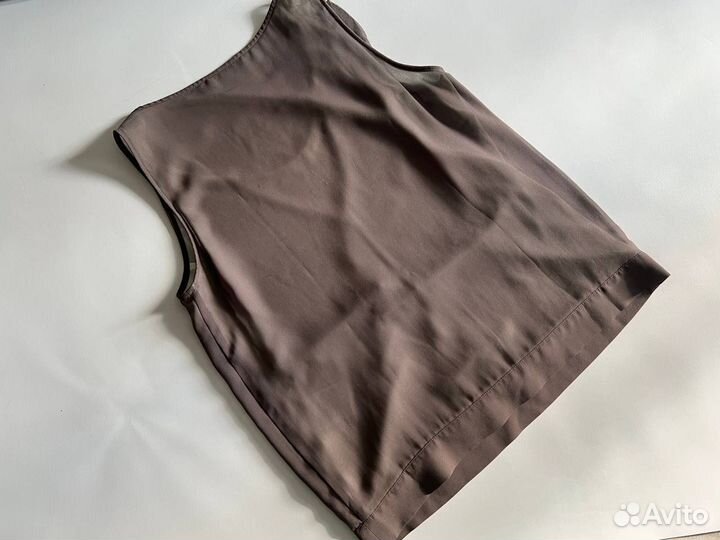 Майка топ блузка летняя из шифона из батиста 44