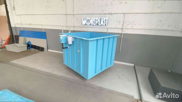 Пластиковая купель квадратная от производителя