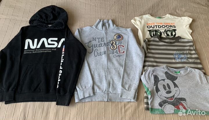 Детские вещи пакетом на мальчика benetton 150