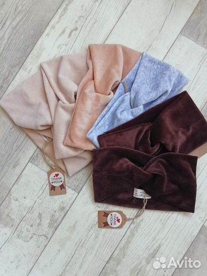 Повязка теплая велюровая