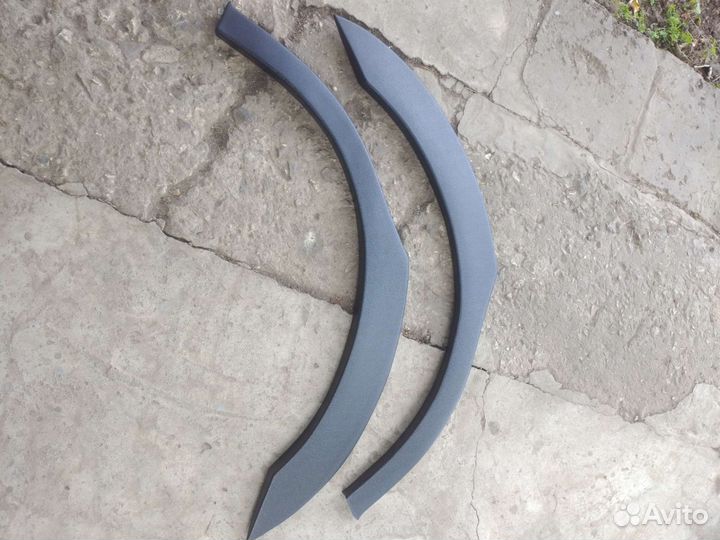 Пластиковые накладки на арки(задние) Ланос