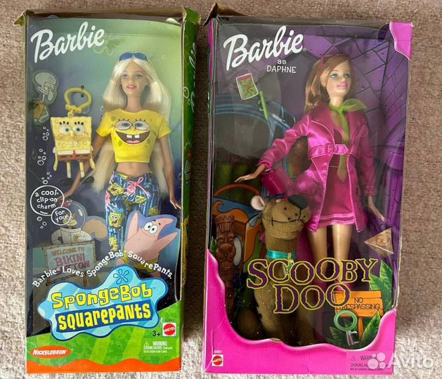 Barbie Daphne and Scooby Doo & Barbie SpongeBob