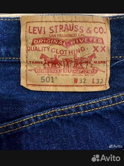 Мужские джинсы levis 501