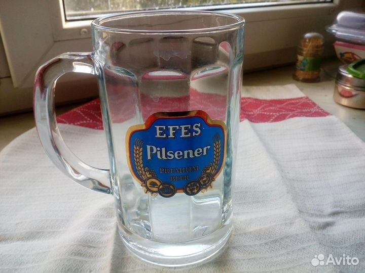 Кружка для пива efes Pilsener. 0.4 л