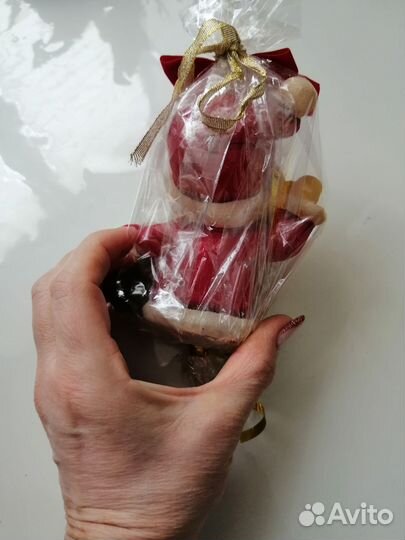 Свеча дед мороз