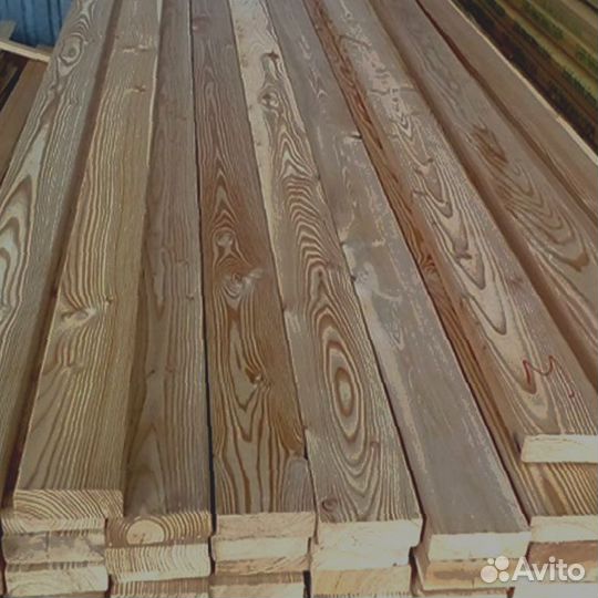 Доски лиственницы 45x125 мм, готовы для строительс