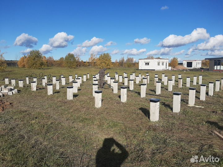 Фундамент на жб сваи