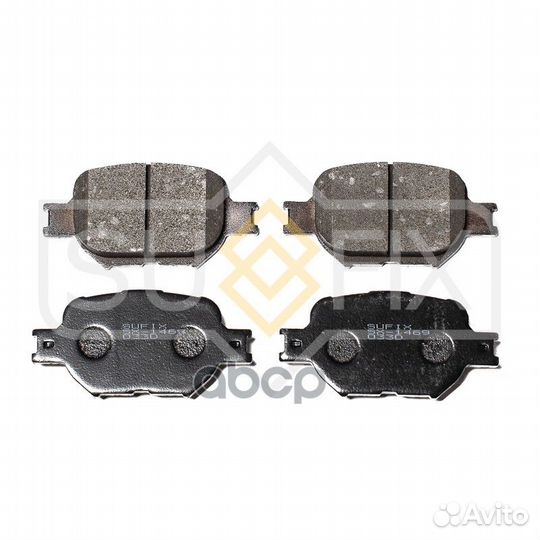 Колодки тормозные дисковые перед прав/лев B