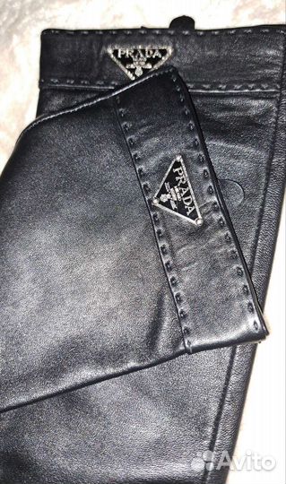 Перчатки женские кожаные 7 размер