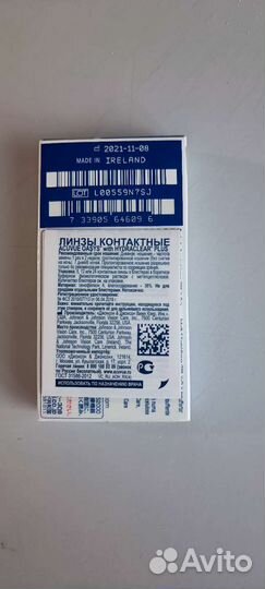 Линзы контактные acuvue oasys