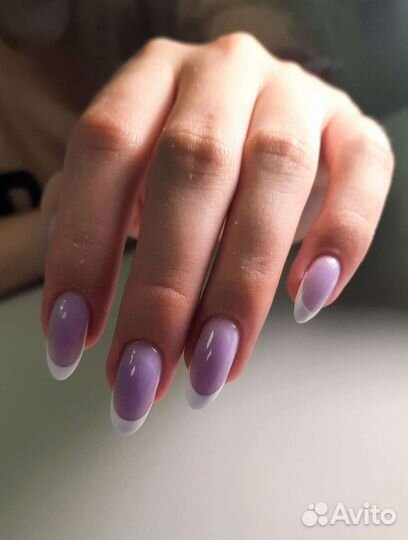 Маникюр с покрытием гель лак, педикюр