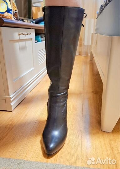 Сапоги женские натуральная кожа 37 Tervolina