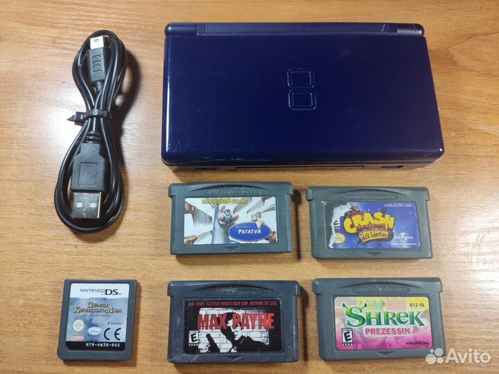 Nintendo DS lite + игры